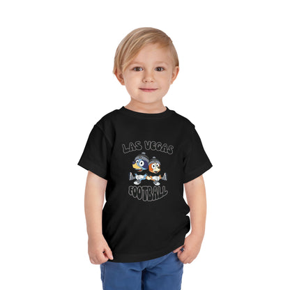 Toddler Bluey & Bingo Design Raiders Football - Inspired T-Shirt