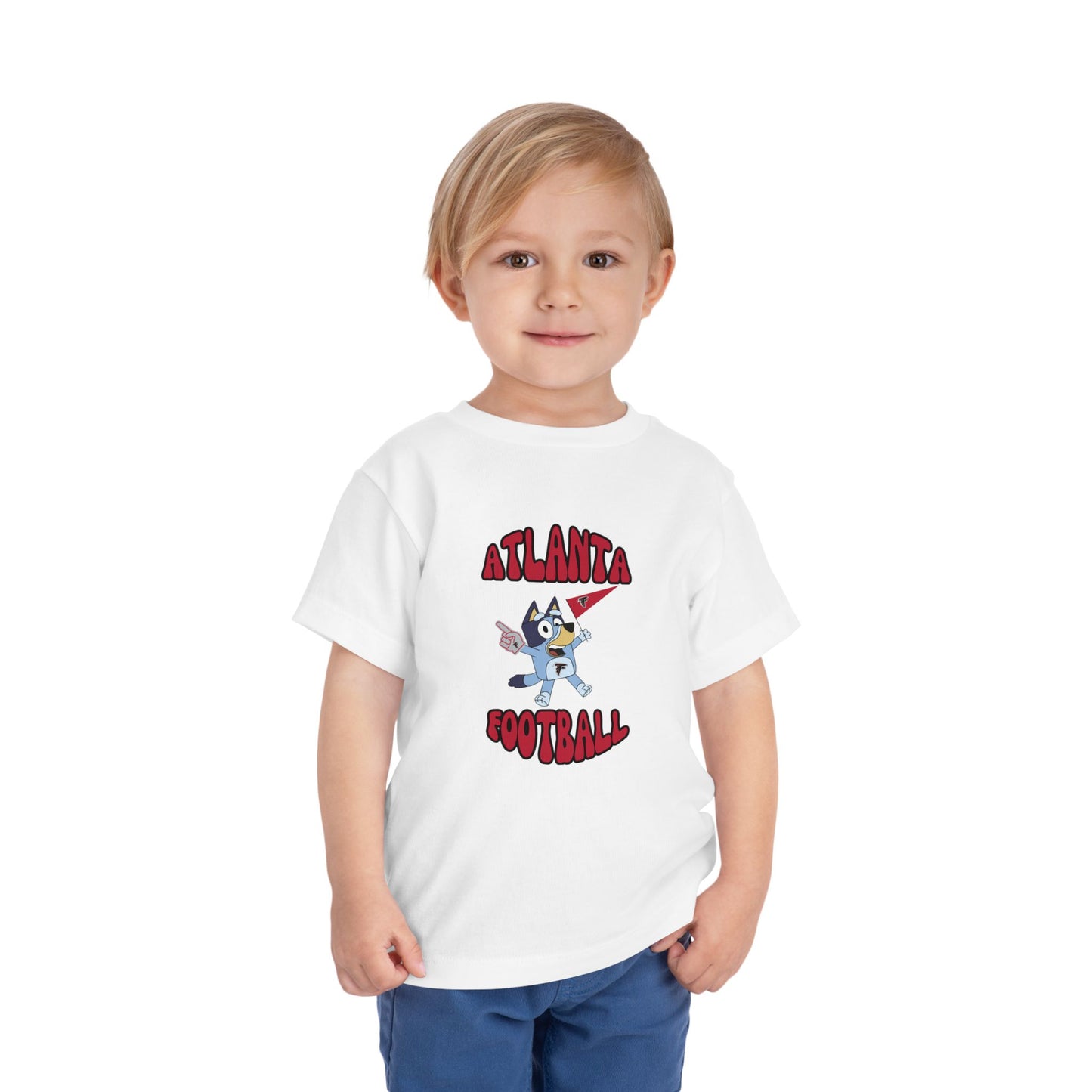 Toddler Bluey Design Atlanta Falcons Football  -Inspired T-Shirt