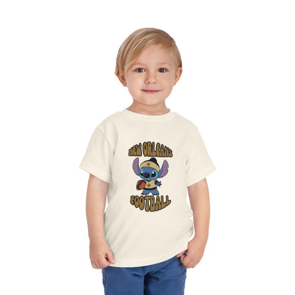 Toddler Stitch Design Saints Football - Inspired T-Shirt