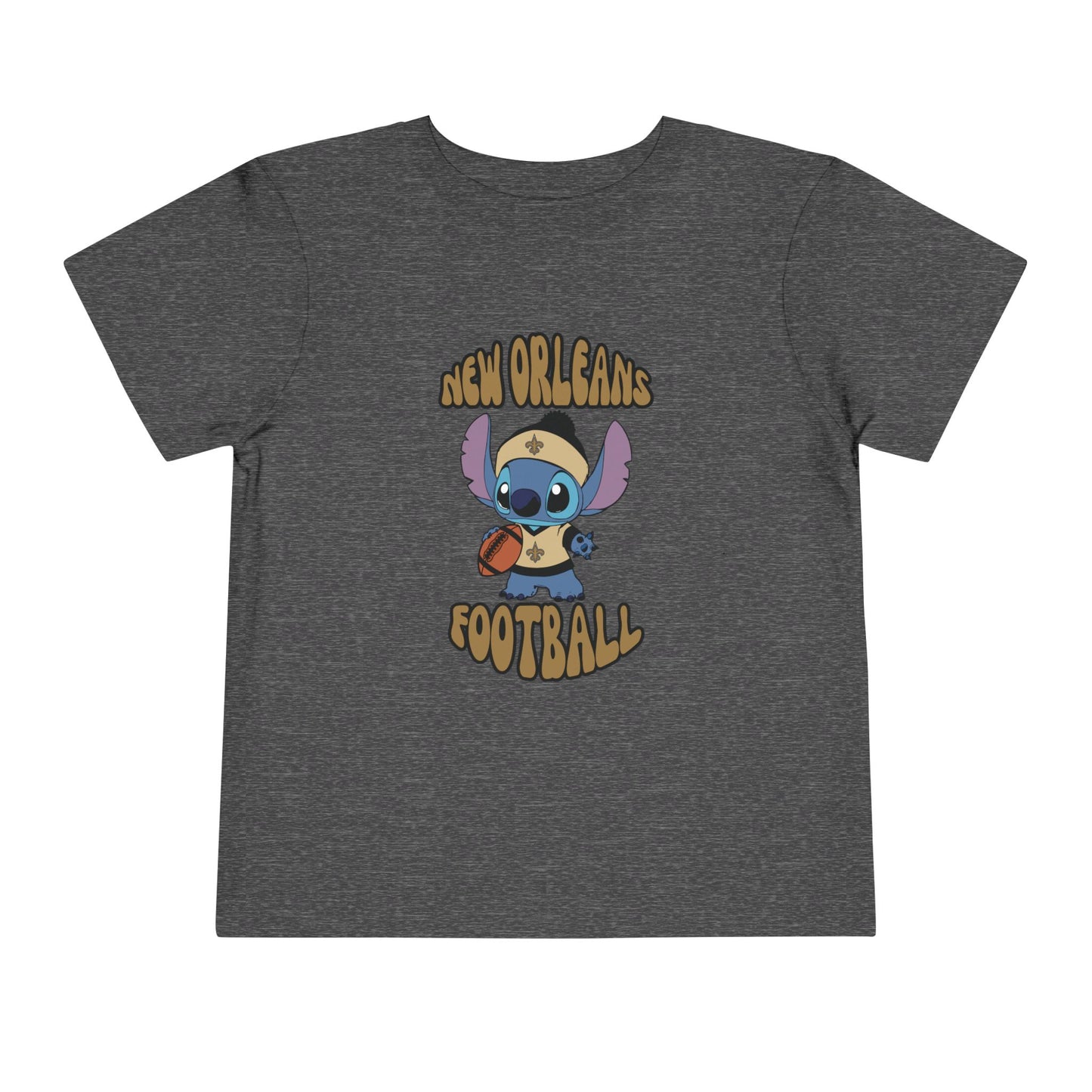 Toddler Stitch Design Saints Football - Inspired T-Shirt