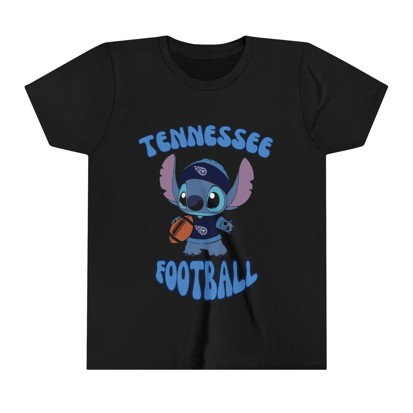 Youth Stitch Design Titans Football - Inspired T-Shirt