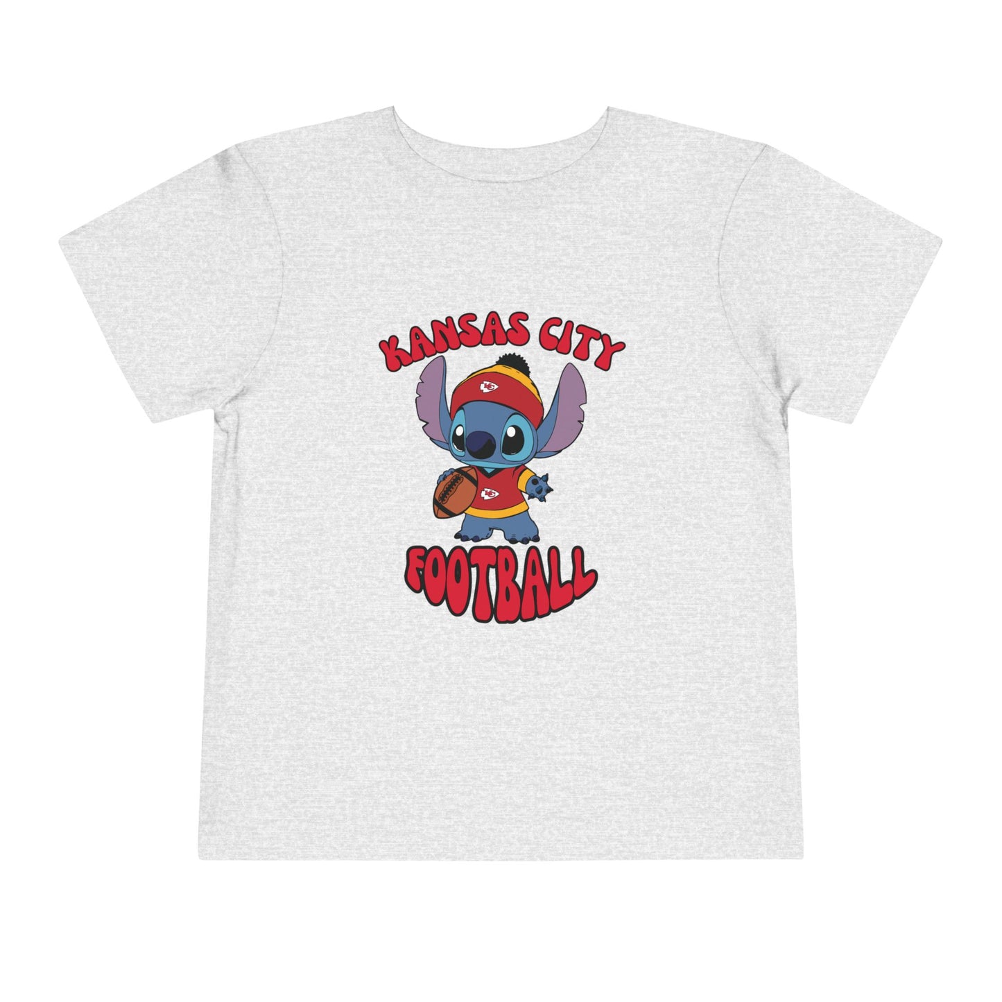 Toddler Stitch Design Chiefs Football - Inspired T-Shirt