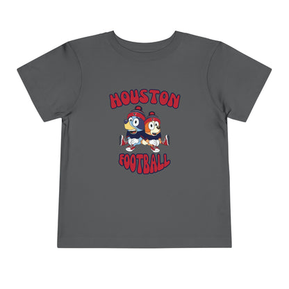 Toddler Bluey & Bingo Design Texans Football - Inspired T-Shirt