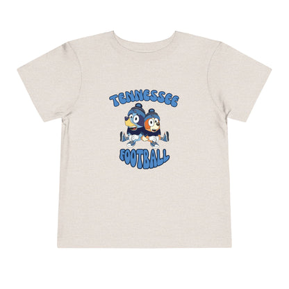 Toddler Bluey & Bingo Design Titans Football - Inspired T-Shirt