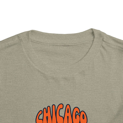 Toddler Bluey Design Chicago Bears Football - Inspired T-Shirt