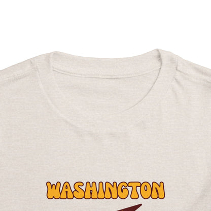 Toddler Bluey Design Washington Commanders Football -Inspired T-Shirt