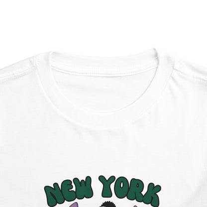 Toddler Stitch Design Jets Football - Inspired T-Shirt