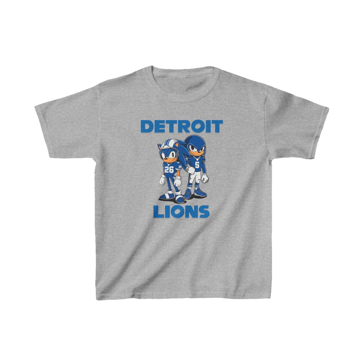 Kids T-Shirt - Sonic and Knuckles Jahmyr Gibbs and David Montgomery Detroit Lions Tee