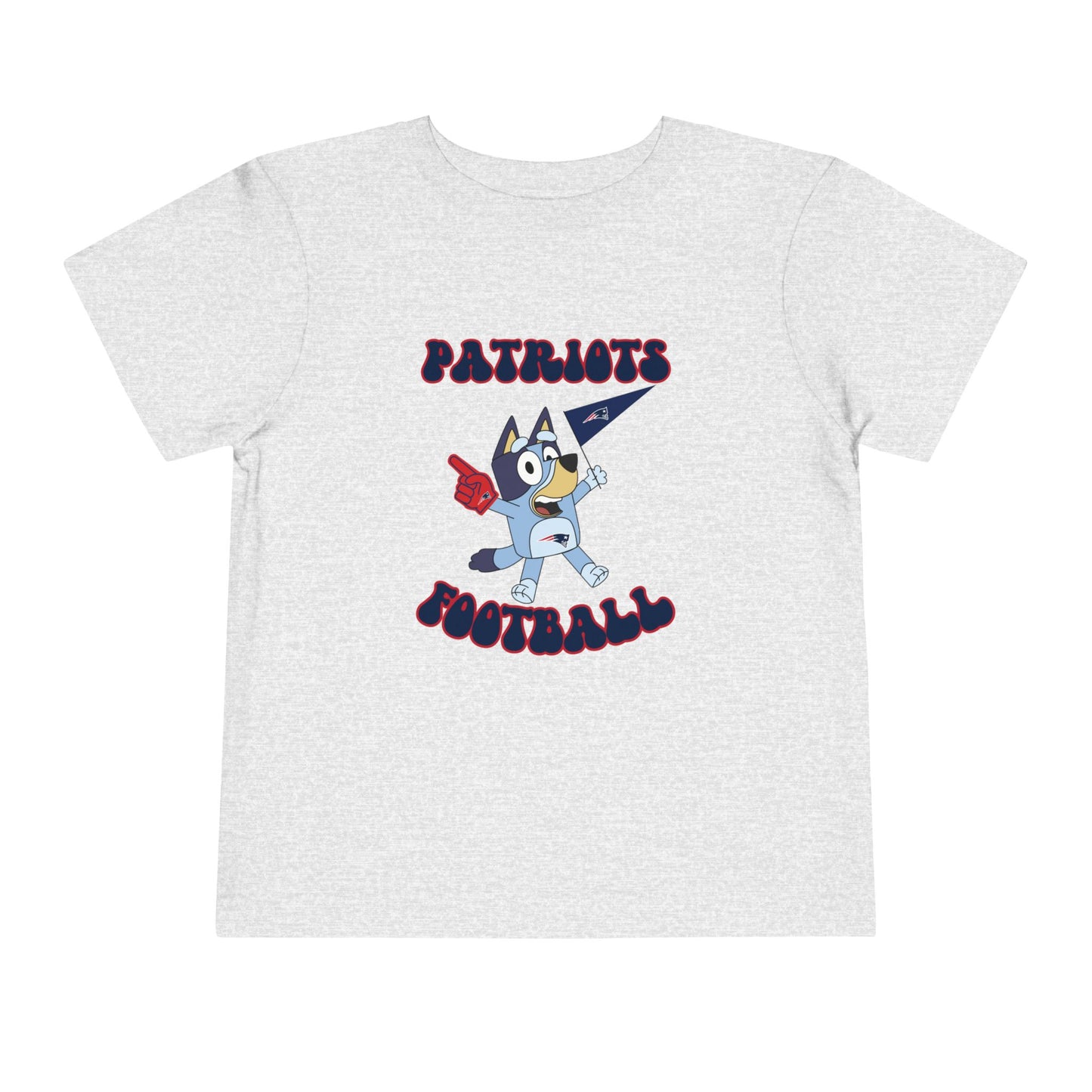 Toddler Bluey Design Patriots Football-Inspired T-Shirt