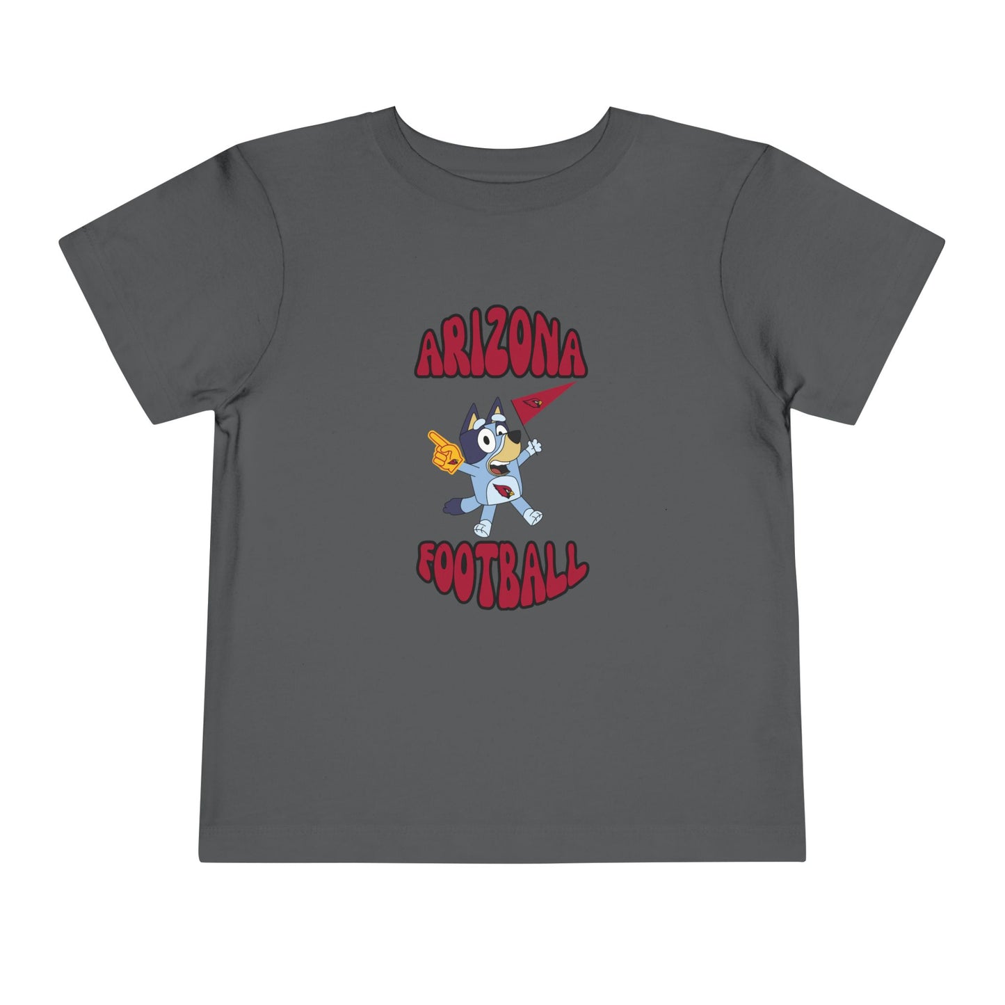 Toddler Bluey Design Arizona Cardinals Football  -Inspired T-Shirt