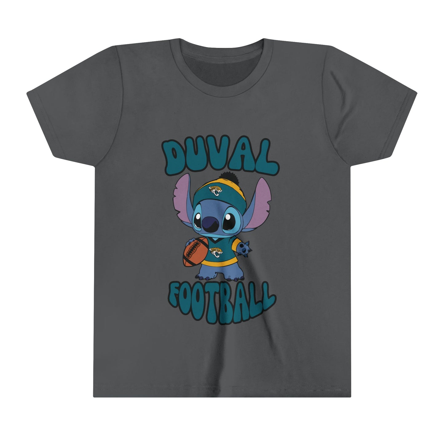 Youth Stitch Design Jaguars Football - Inspired T-Shirt