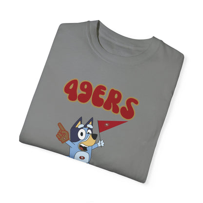 Unisex Bluey Design 49ERs Football-Inspired T-Shirt