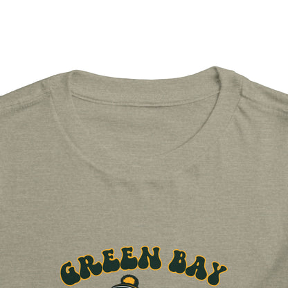 Toddler Bluey & Bingo Design Green Bay Football - Inspired T-Shirt