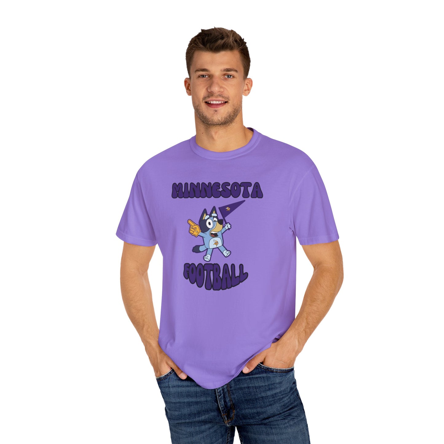 Unisex Bluey Design Minnesota Football -Inspired T-Shirt