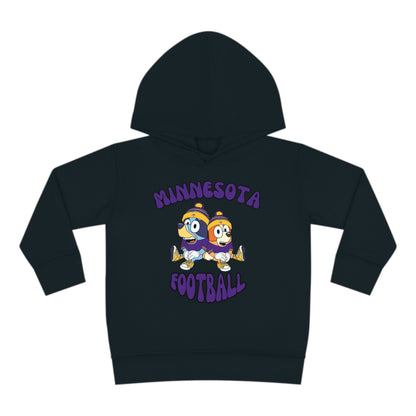 Toddler Bluey & Bingo Design Vikings Football - Inspired Pullover Fleece Hoodie