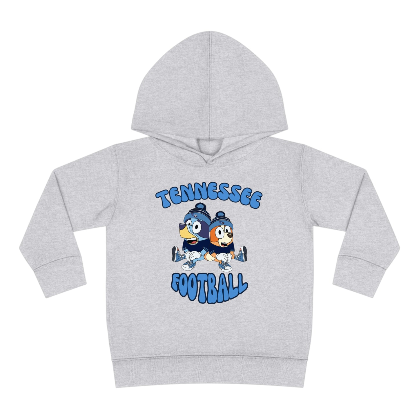 Toddler Bluey & Bingo Design Titans Football - Inspired Pullover Fleece Hoodie