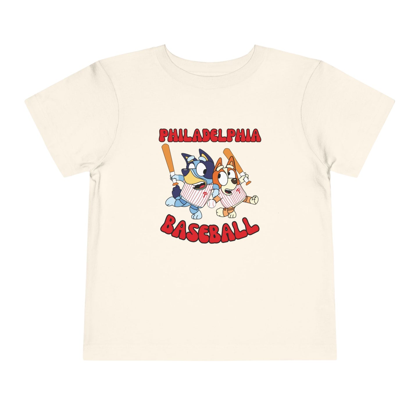 Toddler Bluey Design Philadelphia Phillies - Inspired T-Shirt