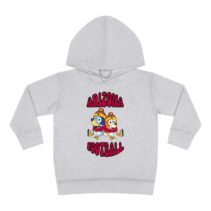 Toddler Bluey & Bingo Design Cardinals Football - Inspired Pullover Fleece Hoodie