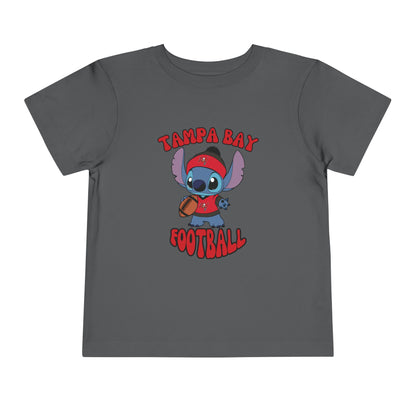 Toddler Stitch Design Buccaneers Football - Inspired T-Shirt