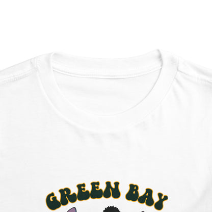 Toddler Stitch Design Packers Football - Inspired T-Shirt