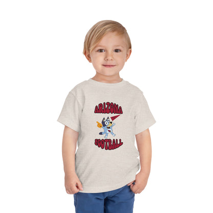 Toddler Bluey Design Arizona Cardinals Football  -Inspired T-Shirt