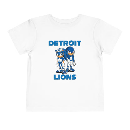 Toddler Tee Shirt - Sonic and Knuckles Jahmyr Gibbs and David Montgomery Detroit Lions