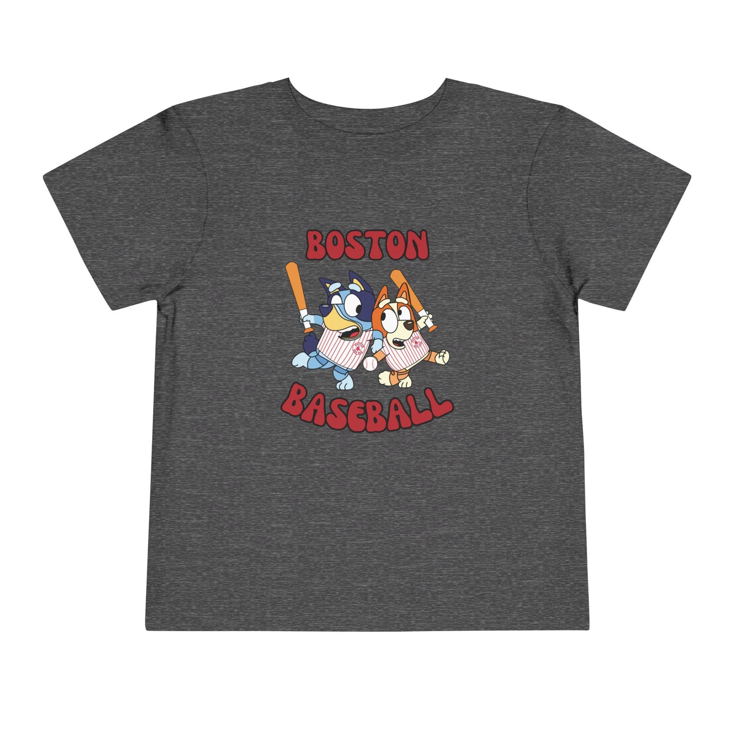 Toddler Bluey Design Boston Red Sox - Inspired T-Shirt