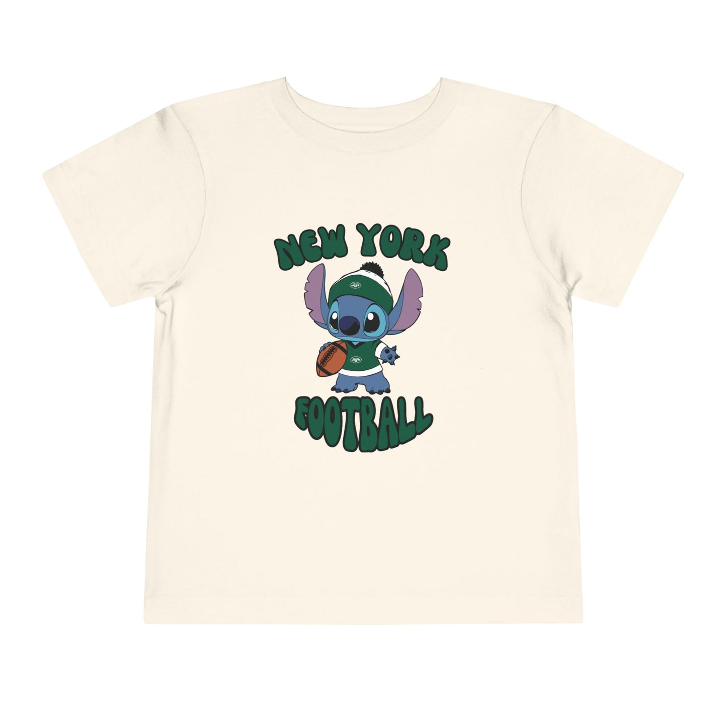 Toddler Stitch Design Jets Football - Inspired T-Shirt