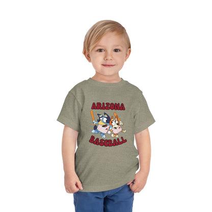 Toddler Bluey Design Arizona Diamondbacks - Inspired T-Shirt