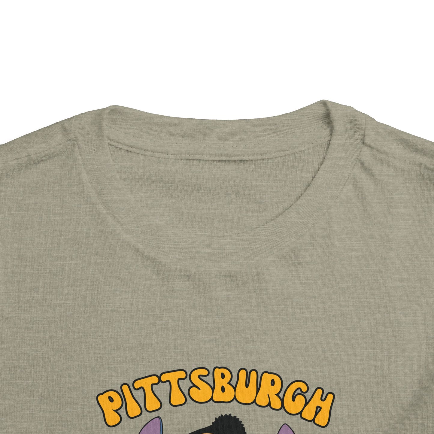 Toddler Stitch Design Steelers  Football - Inspired T-Shirt