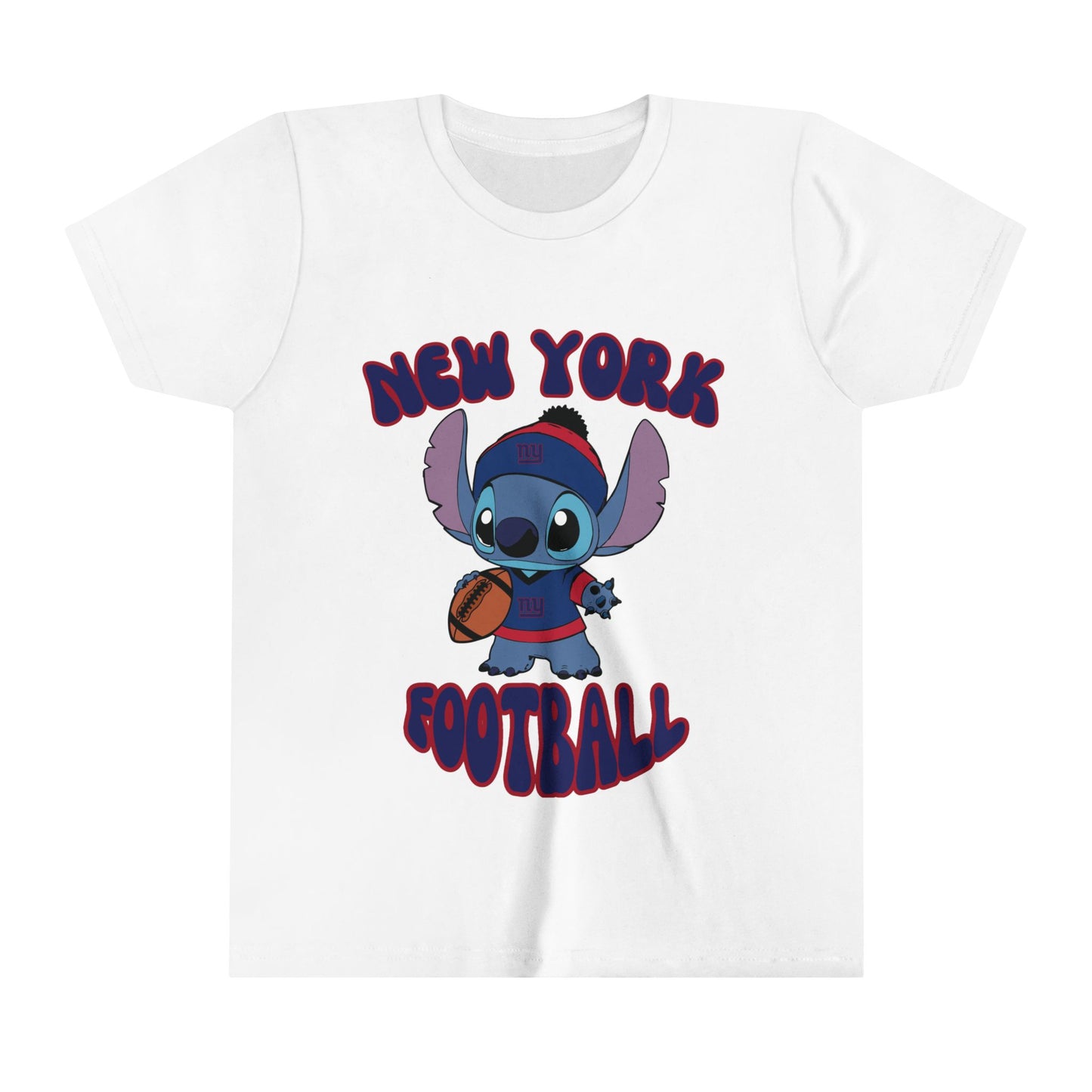 Youth Stitch Design Giants Football - Inspired T-Shirt