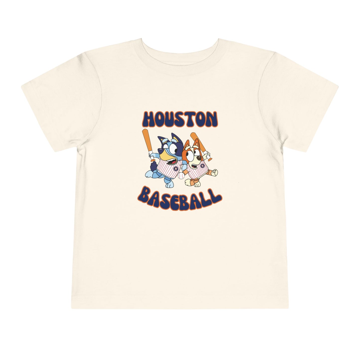 Toddler Bluey Design Houston Baseball - Inspired T-Shirt