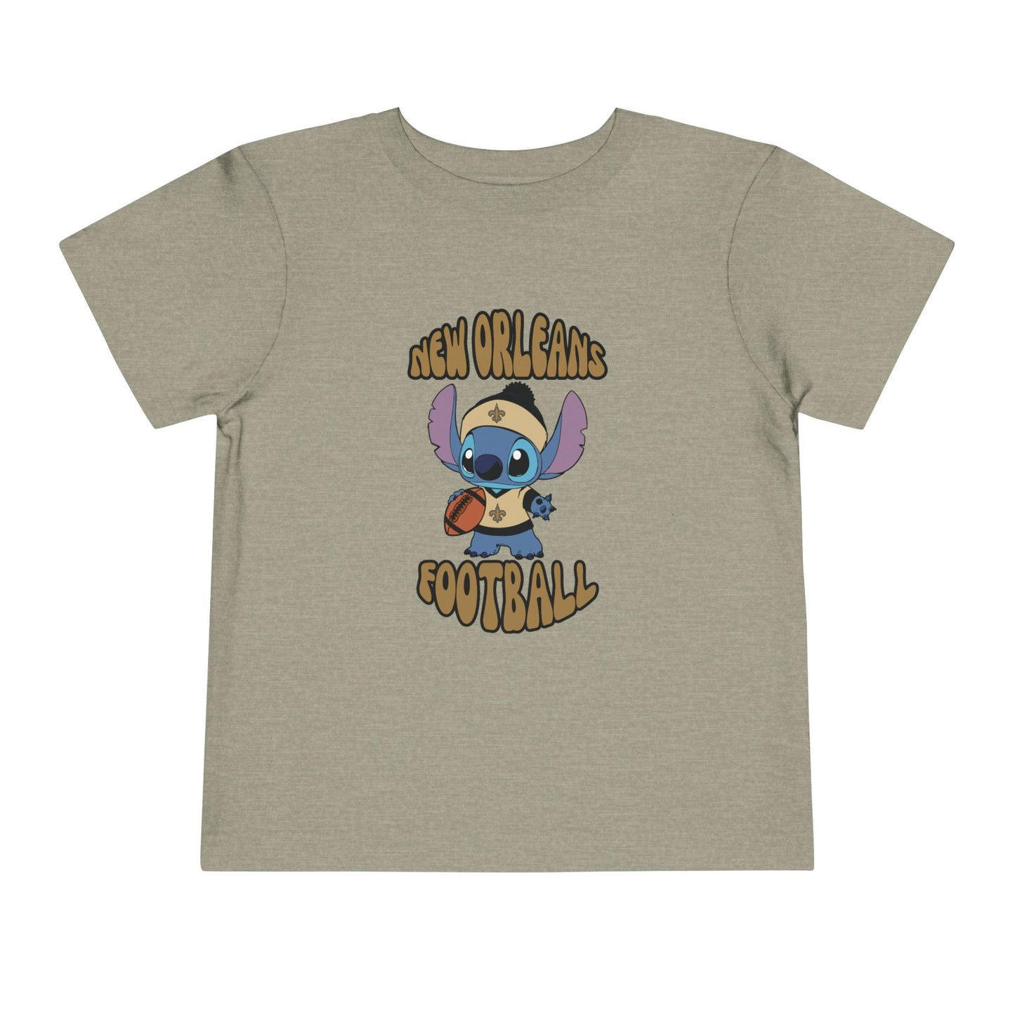 Toddler Stitch Design Saints Football - Inspired T-Shirt