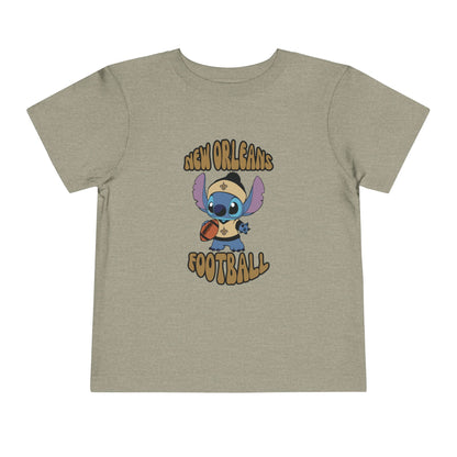 Toddler Stitch Design Saints Football - Inspired T-Shirt