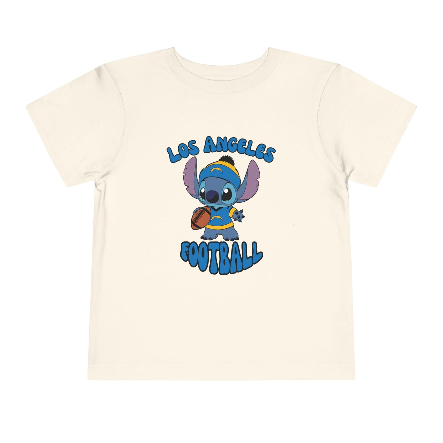 Toddler Stitch Design Chargers Football - Inspired T-Shirt