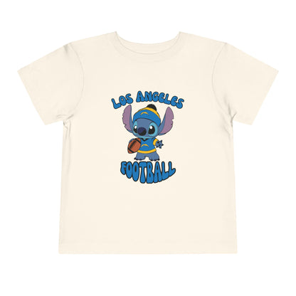 Toddler Stitch Design Chargers Football - Inspired T-Shirt