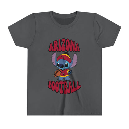 Youth Stitch Design Cardinals Football - Inspired T-Shirt