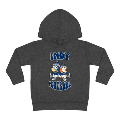 Toddler Bluey & Bingo Design Colts Football - Inspired Pullover Fleece Hoodie