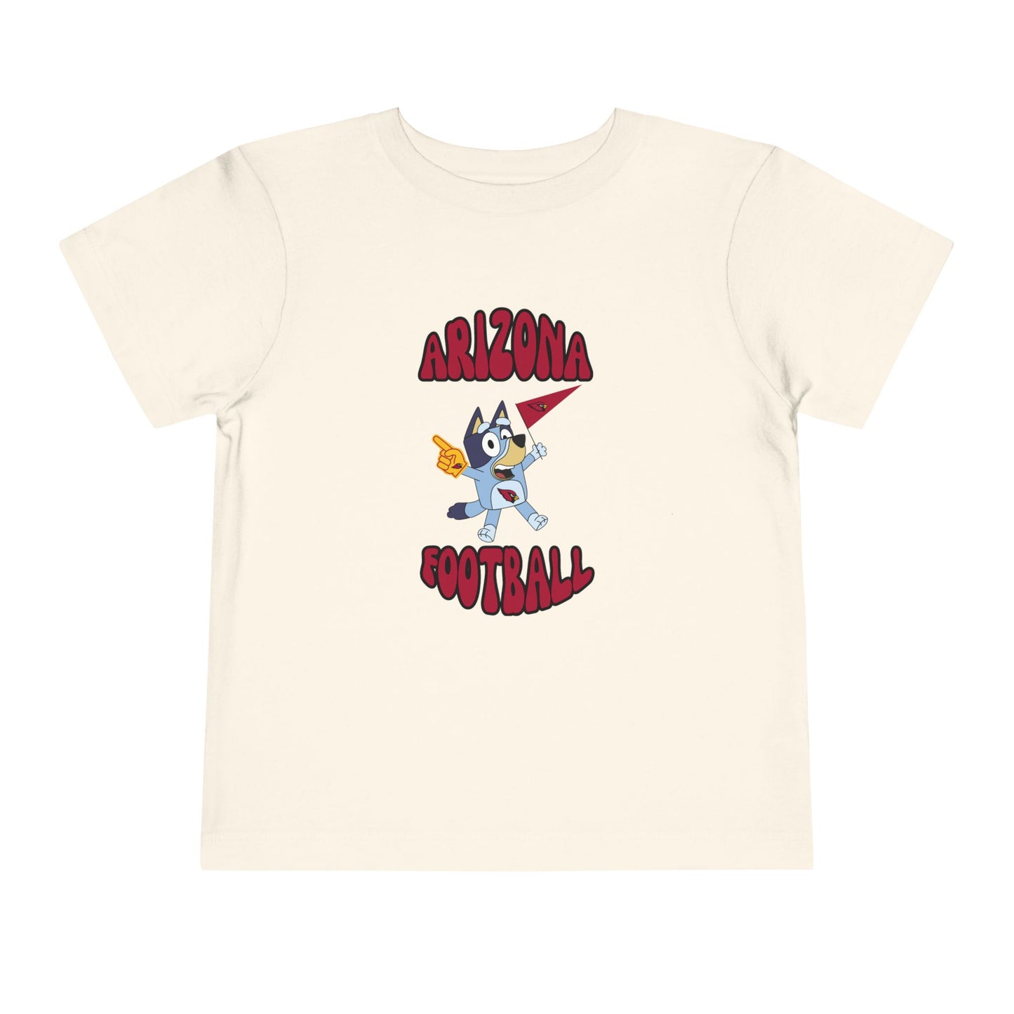 Toddler Bluey Design Arizona Cardinals Football  -Inspired T-Shirt