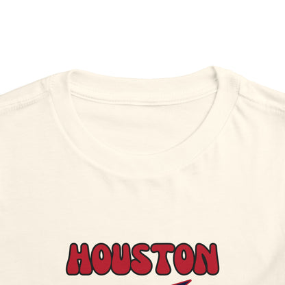 Toddler Bluey Design Houston Texans Football -Inspired T-Shirt