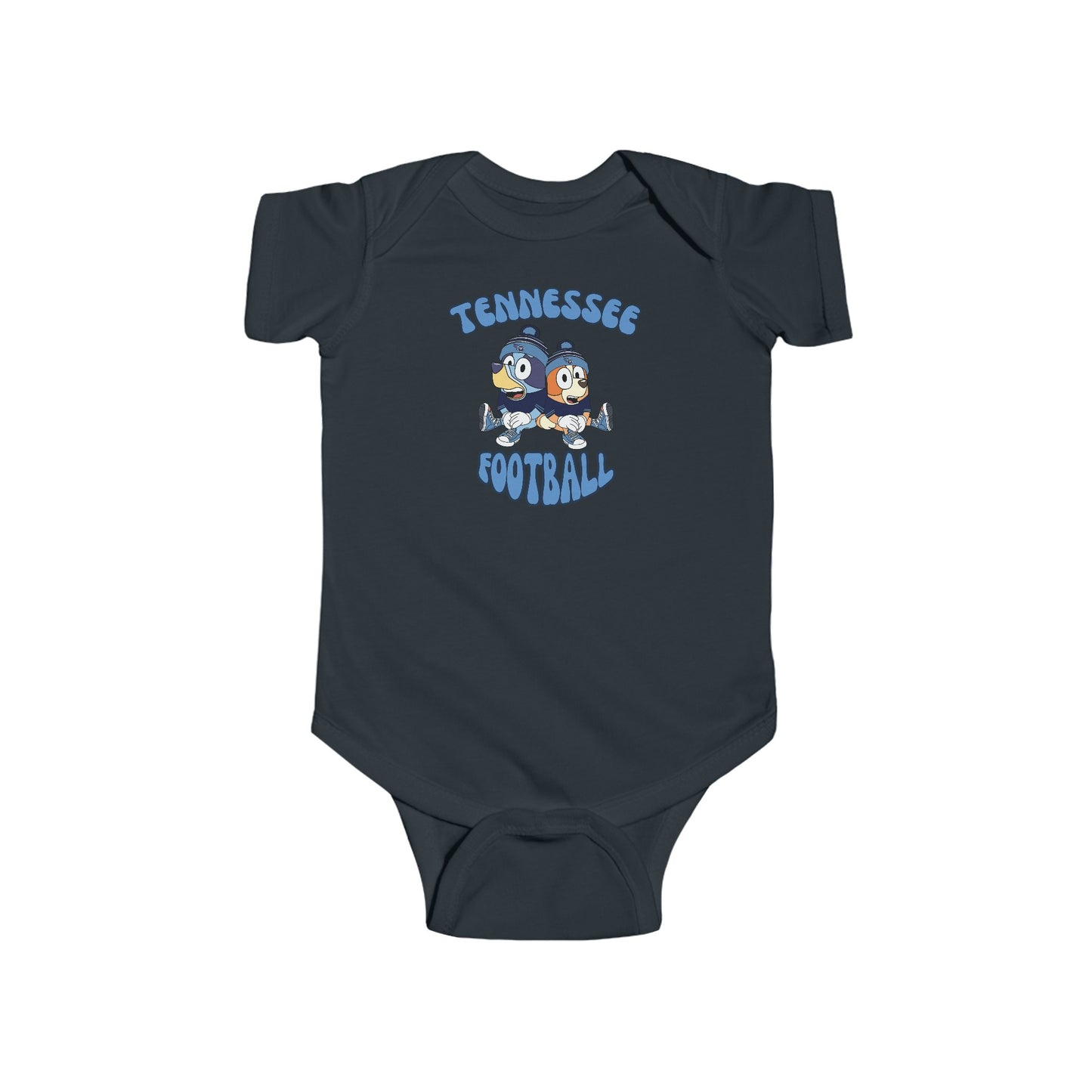 Infant Bluey & Bingo Design Titans Football - Inspired Onesie