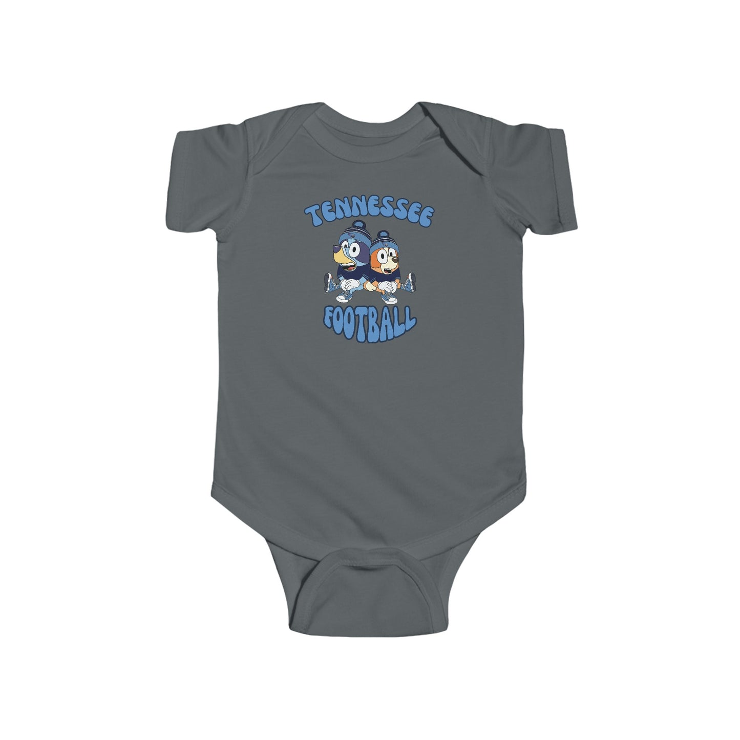 Infant Bluey & Bingo Design Titans Football - Inspired Onesie