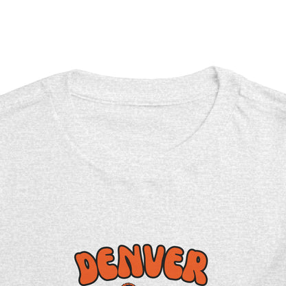 Toddler Bluey & Bingo Design Broncos Football - Inspired T-Shirt