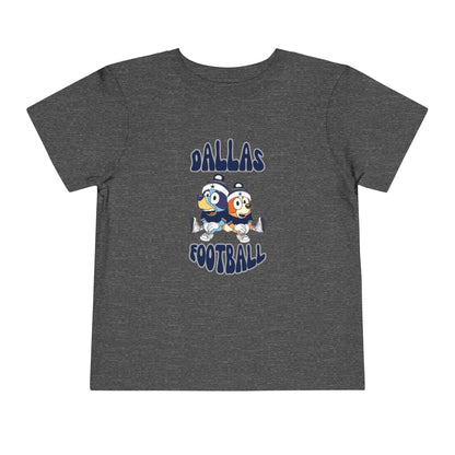 Toddler Bluey & Bingo Design Dallas Football - Inspired T-Shirt