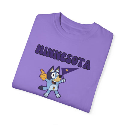 Unisex Bluey Design Minnesota Football -Inspired T-Shirt