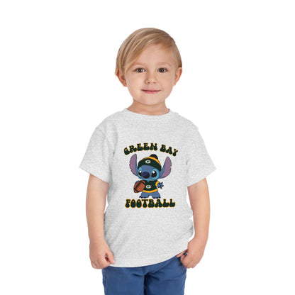 Toddler Stitch Design Packers Football - Inspired T-Shirt