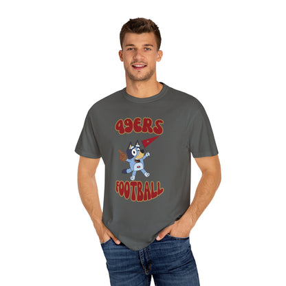 Unisex Bluey Design 49ERs Football-Inspired T-Shirt