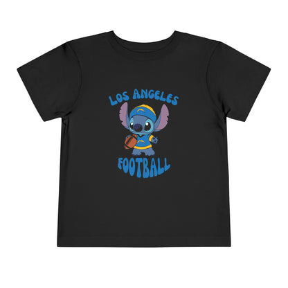 Toddler Stitch Design Chargers Football - Inspired T-Shirt