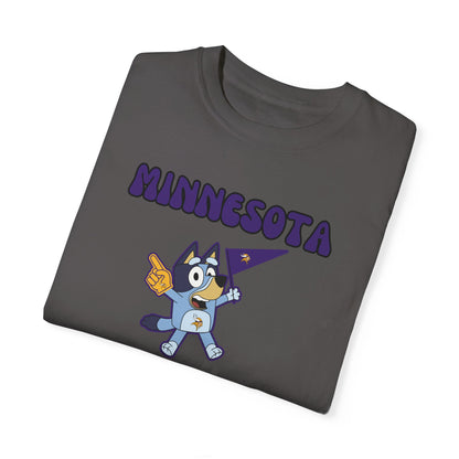 Unisex Bluey Design Minnesota Football -Inspired T-Shirt