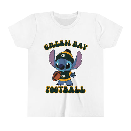 Youth Stitch Design Green Bay Football - Inspired T-Shirt